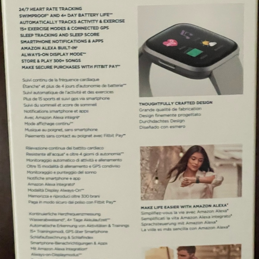 Fitbit Versa 2 Smartwatch - Picture 3 of 3